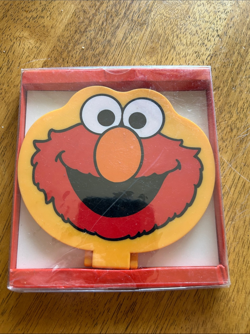 Sony Elmo Character Compact Mirror - Red & Orange
